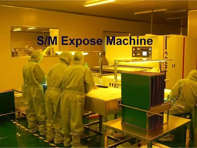 Solder-mask exposure equipment at the shared RFPCB and PCBSync facility